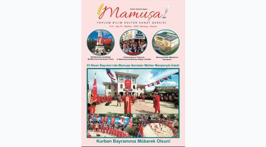"MAMUŞA" Dergisinin 15. Sayısı Okuyucularıyla Buluştu "MAMUŞA" Dergisinin 15. Sayısı Okuyucularıyla Buluştu