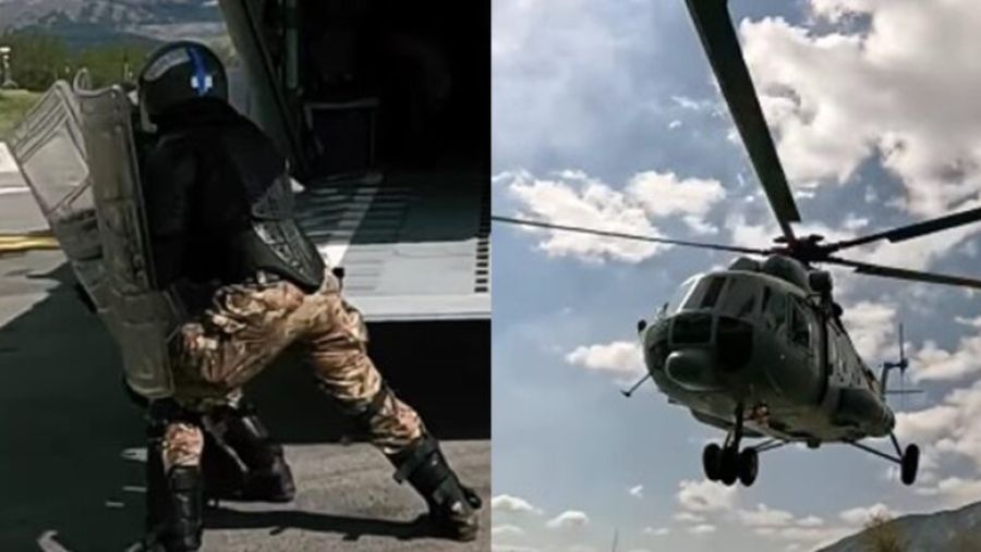 KFOR’un İtalyan Askerlerinden Helikopterli ve Kalabalık Kontrolü Odaklı Tatbikat KFOR’un İtalyan Askerlerinden Helikopterli ve Kalabalık Kontrolü Odaklı Tatbikat