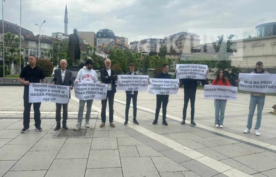 Hasan Prishtina İsminin Üniversitesi’nden Çıkarılmasına Karşı Eylem
