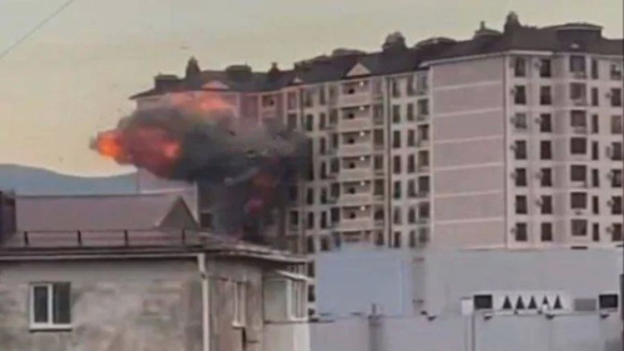 Ukrayna İHA'sı, Rusya'da apartman dairesini vurdu