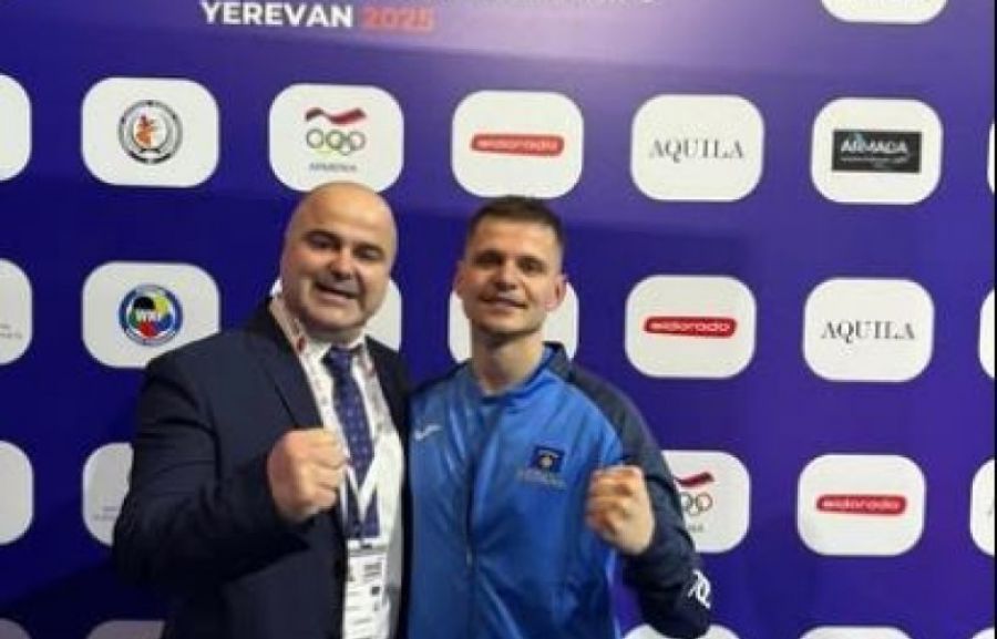 Maliqi, Erivan’daki Karate Şampiyonasında Bronz Madalya Kazandı Maliqi, Erivan’daki Karate Şampiyonasında Bronz Madalya Kazandı