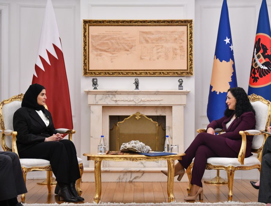 Osmani ve Katar Bakanı  Sosyal Refahın Desteklenmesini Görüştü