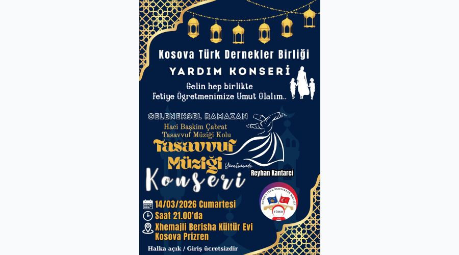 TÜDEB'den Yardım Konseri 